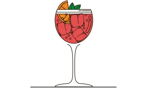 Curaçao Campari Spritz 2cl/2cl/9cl/3cl